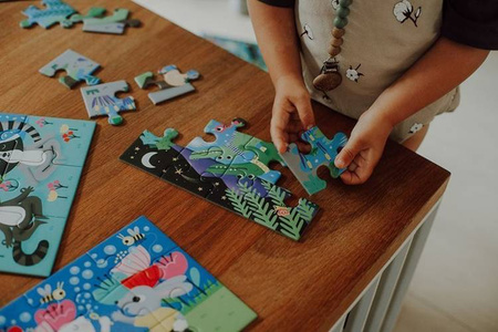 Mudpuppy Puzzle progresywne „Uważność” 4, 6, 9 i 12 elementów 2+