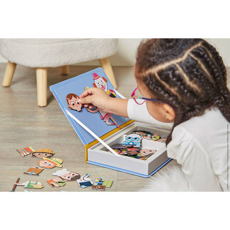 Magnetyczna układanka Zawody Magnetibook, Janod