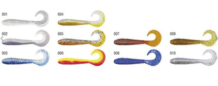 GRUBBER TWIST 7,5cm KOL. 10 OP.6SZT KONGER 304002010