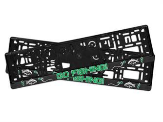 3D ramka na rejestrację Delphin GoFishing! / 2szt  Delphin (999000302)