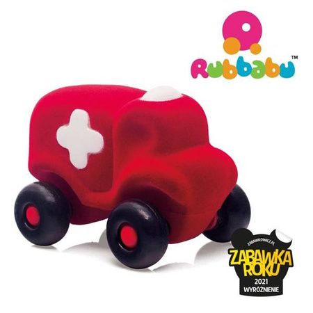 Rubbabu Karetka sensoryczna czerwona (uzupełnienie asortymentu A – indeks 20318)