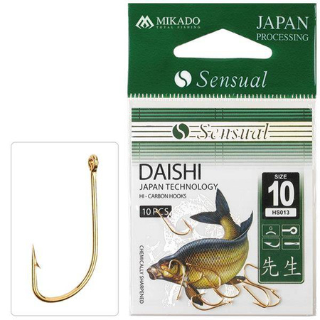 HACZYK SENSUAL - DAISHI ZŁOTY Nr 12 G - torebka 10szt. MIKADO HS013-12G