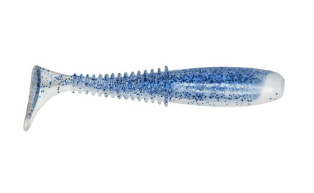 Ripper Invader PRO - BLUE PEPPER 2.5"/6cm 5szt./bag WHITE/CLEAR blue glitter BOX DRAGON CHE-IV25D-10-960