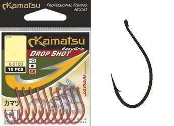 HACZYK KAMATSU DROP SHOT SHAD TAIL 1 KOLOR CZERWONY OP.10SZT 511300801