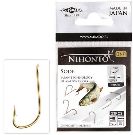 HACZYKI NA ZAWODY NIHONTO - SODE Nr 12 BR - torebka 23 szt. MIKADO HN1203-12BR