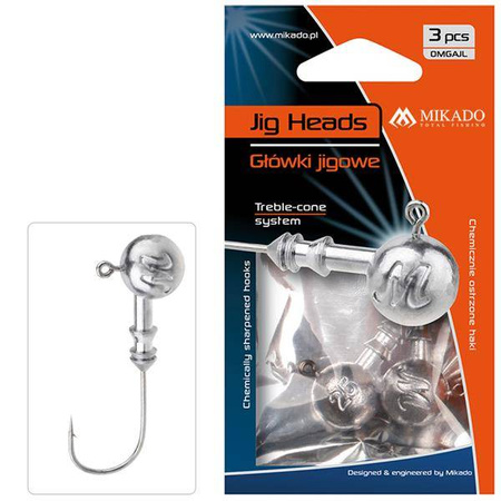 GŁÓWKA ABERDEEN JIG BN 5gr - 2/0 - op.3szt. MIKADO OMGAJL5-2/0-N