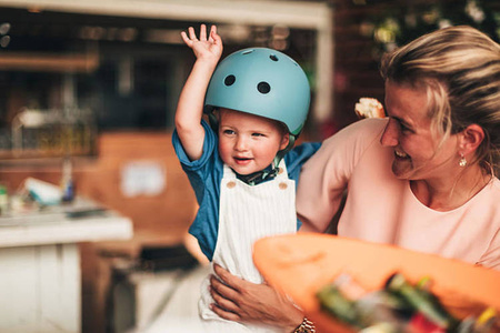 SCOOTANDRIDE Kask XXS-S dla dzieci 1-5 lat Steel