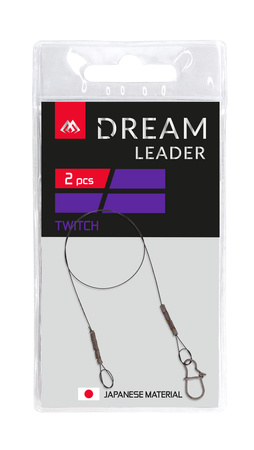 PRZYPON - DREAM LEADER - TWITCH 30cm/13LB/7kg - op.2szt. MIKADO ZGDL05-7-30