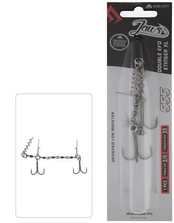 DOZBROJKA - Z KRĘTLIKÓW JAWS EVO STINGER XL - 30kg - Kotwica nr 1/0- op.2szt.