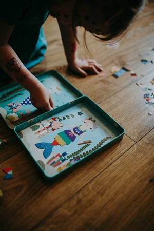 Mudpuppy Magnetyczne postacie Kotko-syrenka 4+