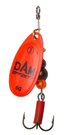 BŁYSTKA OBROTOWA EFFZETT FLUO SPINNER 6G / #3 / RED DAM 60674