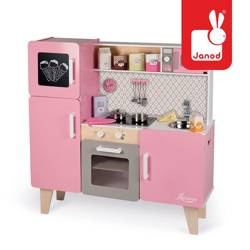 Kuchnia drewniana XL z dźwiękiem i 15 akcesoriami Macaron, Janod