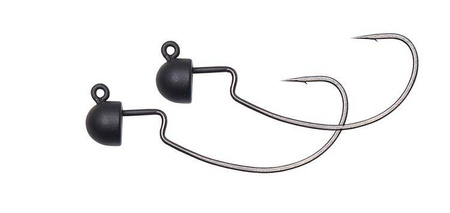 TUNGSTEN EWG NED HEAD #2/0 2.7G MATT BLACK 2PCS Savage Gear (82309)