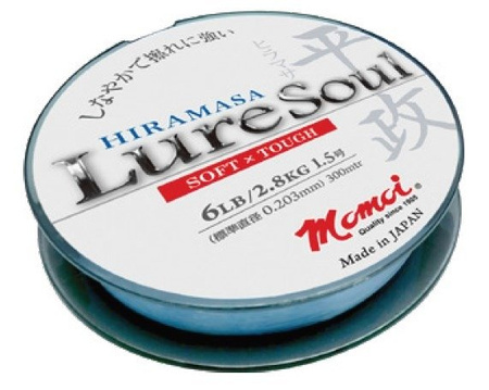 Żyłka MOMOI Hiramasa Lure Soul 0.286 mm/12 LB jasnoniebieska 300 m DRAGON JMO-38-01-028