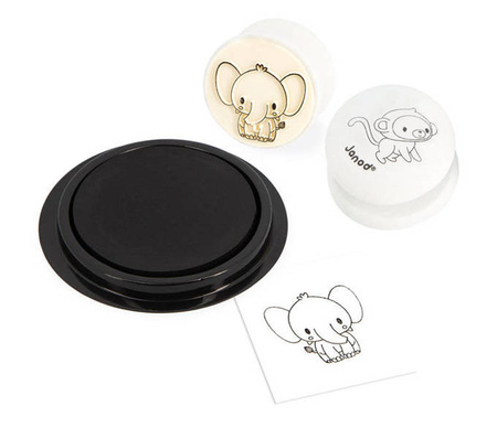 Zestaw kreatywny Stempelki Sawanna 18 m+, Janod