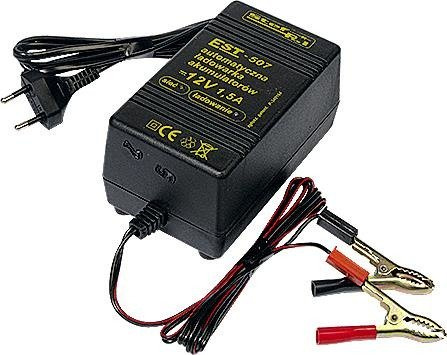 ŁADOWARKA DO AKUMULATORA ŻELOWEGO 12V 1A EST-507 JAXON AK-BA502