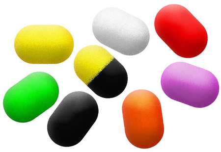 PIANKOWA KULKA POP UP PIANKI DO ZIG RIG 12mm MIX - op.8szt MIKADO AMC-017-MIX