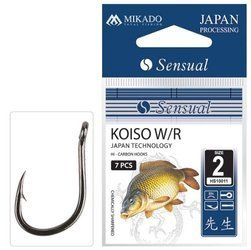 HACZYKI DO WŁOSA SENSUAL - KOISO W/R Nr. 2 BN - torebka 7szt MIKADO HS10011-2-BN