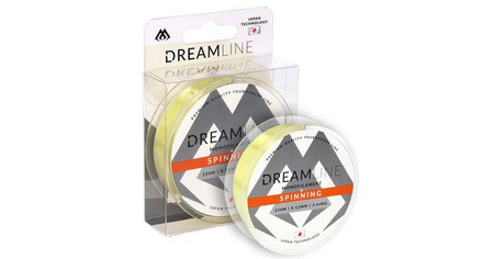 ŻYŁKA DREAMLINE SPINNING (YELLOW) - 0.18mm / 4.79kg / 150m - 1 szp. Mikado-ZDL410-150-018