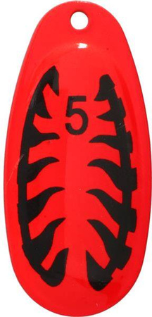 BŁYSTKA OBROTOWA - BLASTER Z CHWOSTEM 0 - SREBRNA / 27 - op.1szt. MIKADO PMBC-OBL-0-27