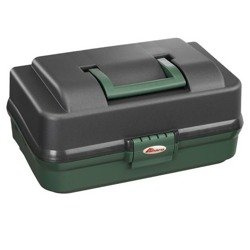 Pudełko wędkarskie z 3 szufladami, 37x22,2x19,7cm, przezr./ziel. Panaro 74-Y-149/z