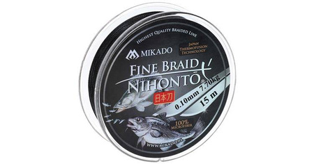 PLECIONKA NIHONTO FINE BRAID 030 BLACK 15M