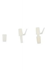 KLIPS - ZACZEP - BIAŁY FLUO - op.6szt. MIKADO AM-SUR-ZK02-W