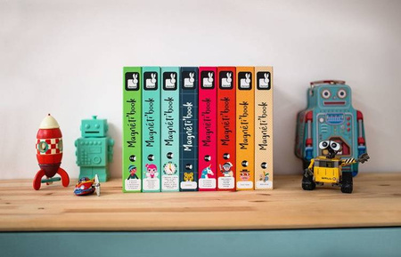 Magnetyczna układanka Śmieszne buzie Chłopiec Magnetibook, Janod