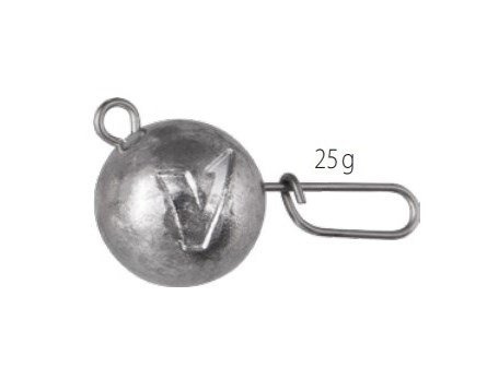 V-Point - główka/cięzarek spinningowy z agrafką 3 szt. agrafka prosta Scandi 25 g    DRAGON PDF-598-250-001