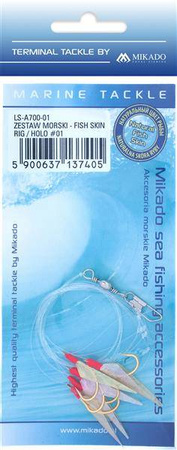 ZESTAW MORSKI - FISH SKIN RIG / HOLO #01 MIKADO LS-A700-01