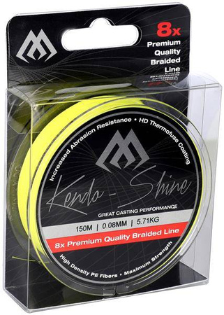 PLECIONKA KENDO SHINE YELLOW 0.08mm\5.71kg\150m 1szp.MIKADO ZKS00Y-150-008