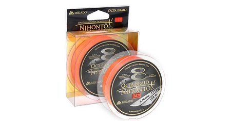PLECIONKA NIHONTO OCTA BRAID  035 ORANGE 150M + GRATIS