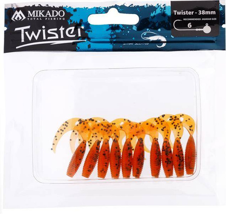 PRZYNĘTA - TWISTER 38mm/ PEPPER TEA - op.10szt.