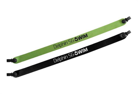 Pływający pasek do okularów Delphin SWIM czarny Delphin (920121700)