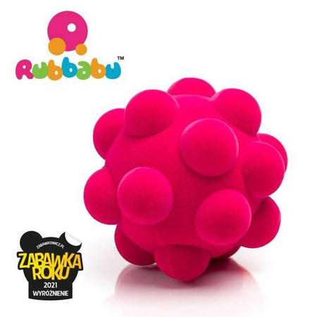 Rubbabu Zestaw 6 sensorycznych piłek z mocną fakturą (opakowanie zbiorcze 6 szt.)