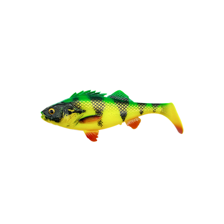 4D PERCH SHAD 12.5CM 20G FIRETIGER 20PCS BULK Savage Gear (73957)