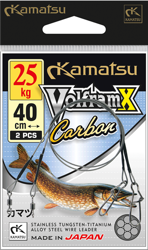 PRZYPON VOLFRAMX CARBON 40cm/20kg 20 op X 2 szt KONGER 276040020