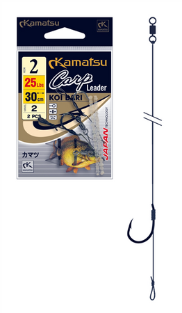 KAMATSU CARP LEADER KOI BARI 4BLNO 20cm/25Lbs 500301004