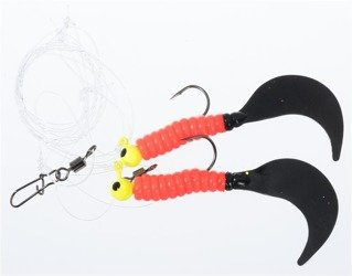 (R) ZESTAW NA DORSZA TWISTER NX 70MM - HACZYK Z OBCIĄŻENIEM 1szt JAXON AJ-MA16NX