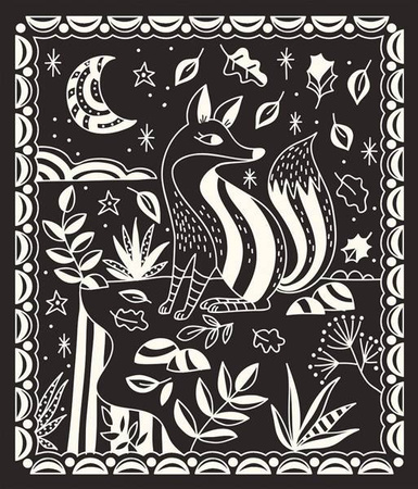 Zestaw kreatywny Do zdrapywania Karty świecące w ciemności Nocny świat 7+, Janod