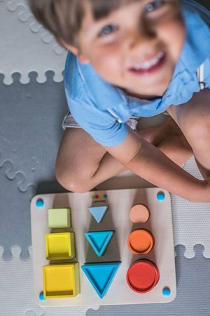 Drewniana układanka Objętości Essentiel, Janod