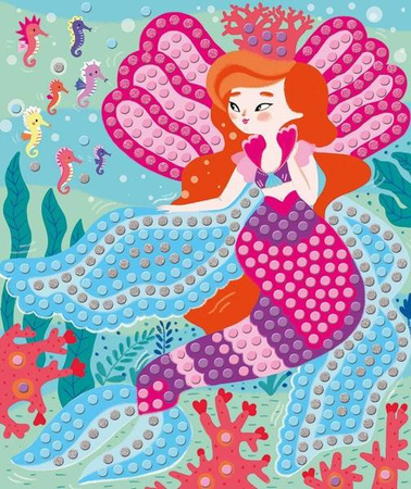 Zestaw kreatywny Mozaika Księżniczki 7+, Janod