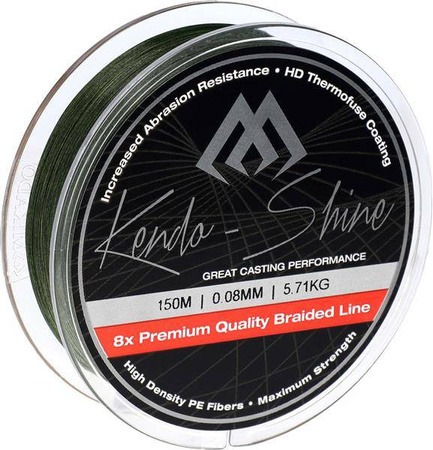 PLECIONKA KENDO SHINE GREEN ZIELONA 0.12mm\9.62kg\150m MIKADO ZKS00G-150-012