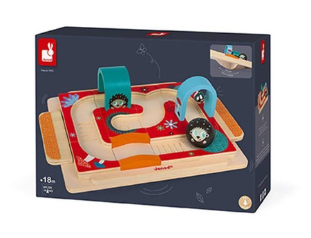 Układanka-tor dla kuli Jeżyk, Janod 