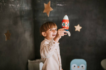 Rakieta drewniana magnetyczna, Janod