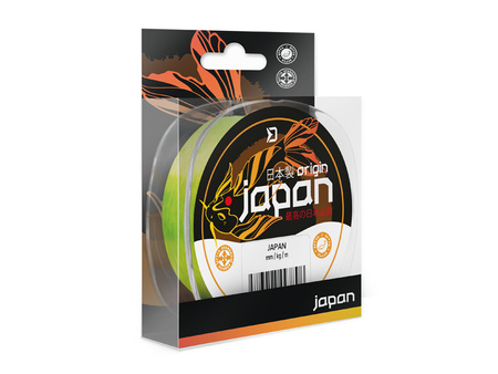 Żyłka Delphin JAPAN Origin / Fluo żółta 0,181mm 2,91kg 350m Delphin (101005547)