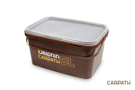 Prostokątne wiadro z pokrywką Delphin CARPATH 5l 5l Delphin (920000361)