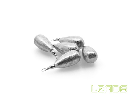 Delphin LEADS Gruszka z krętlikiem / 10szt 5,0g Delphin (101005401)