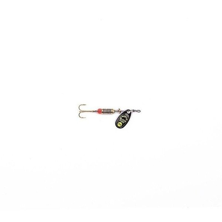 Mepps BLACK FURY czarny / seledynowe kropki nr 00