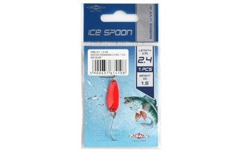 BŁYSTKA WĘDKARSKA 2.4 cm / 1.5 g / RED-SILVER MIKADO PMB-I01-1.5-RS